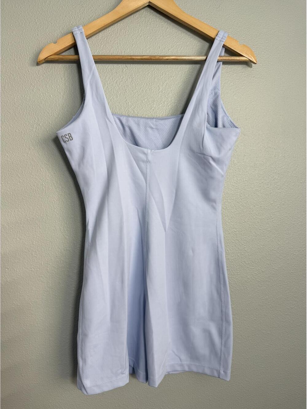 CSB Crop Shop Boutique Activluxe Square-neck Short Playsuit - NWOT - Picture 3 of 5